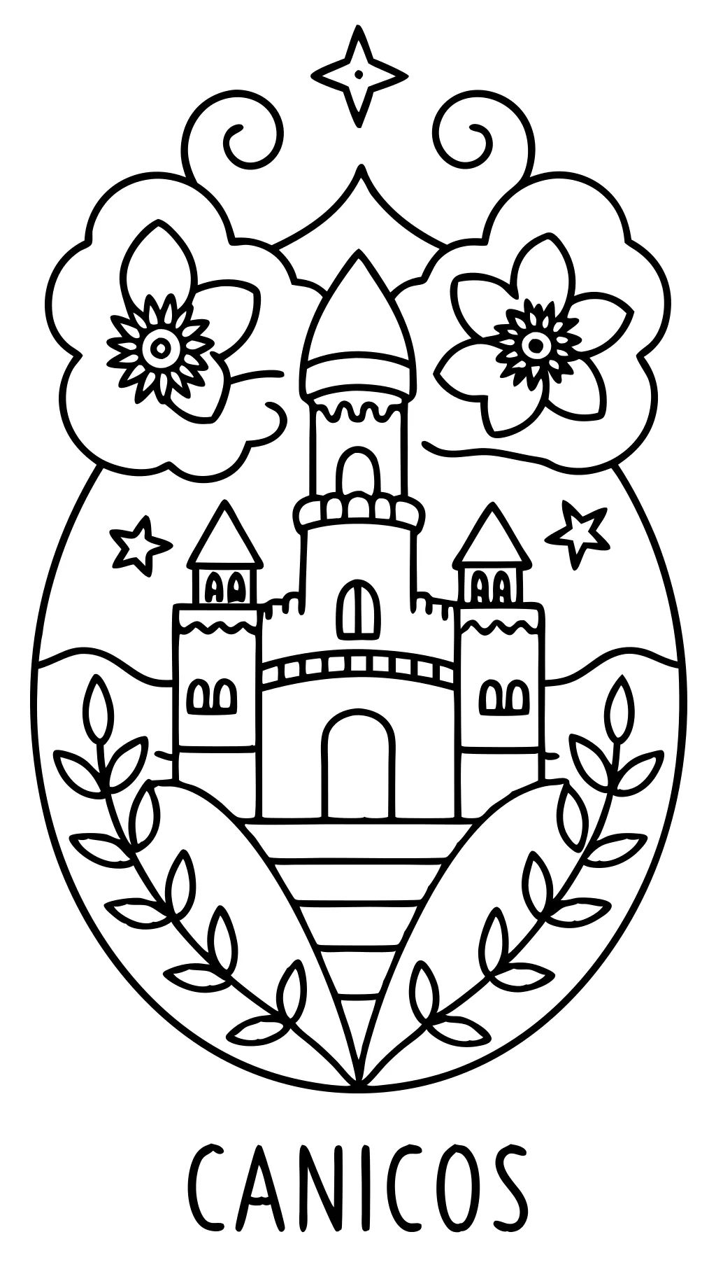 canticos coloring pages